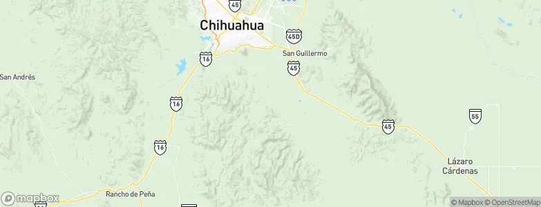 Chihuahua, Mexico Map