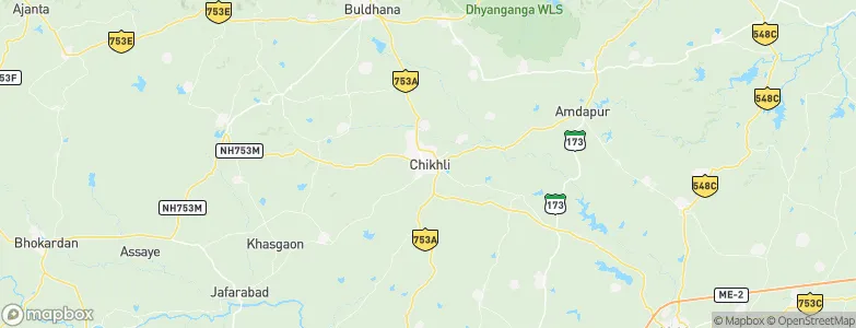 Chikhli, India Map