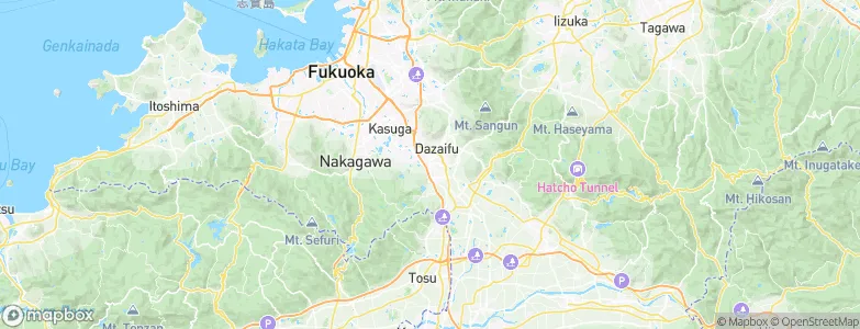 Chikushino-shi, Japan Map