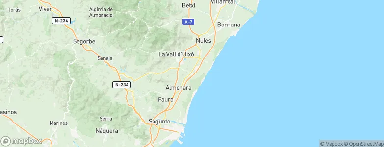 Chilches, Spain Map