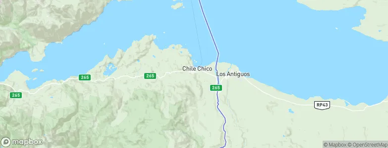 Chile Chico, Chile Map