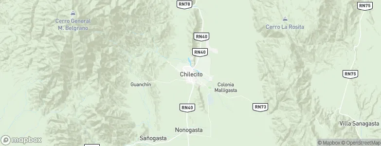Chilecito, Argentina Map
