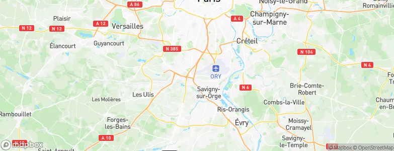Chilly-Mazarin, France Map