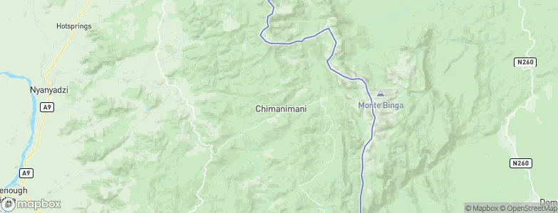 Chimanimani, Zimbabwe Map