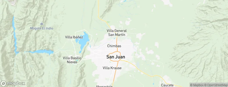 Chimbas, Argentina Map