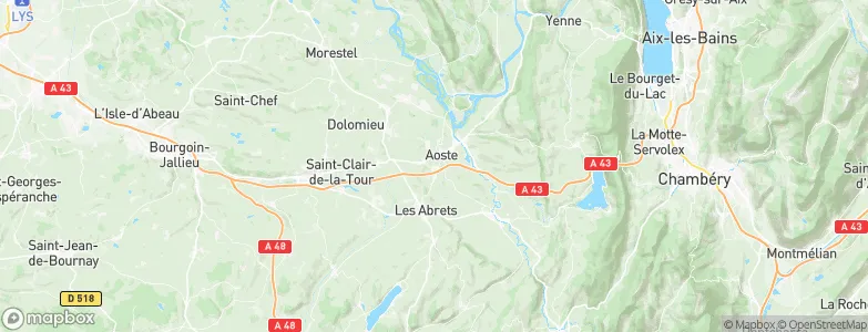 Chimilin, France Map