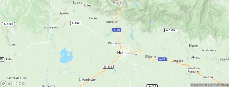 Chimillas, Spain Map