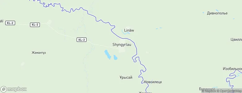 Chingirlau, Kazakhstan Map