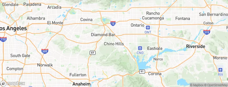 Chino Hills, United States Map