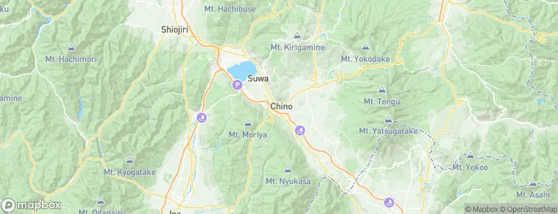 Chino, Japan Map