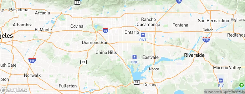 Chino, United States Map
