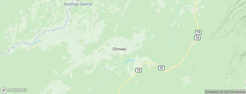 Chinsali, Zambia Map