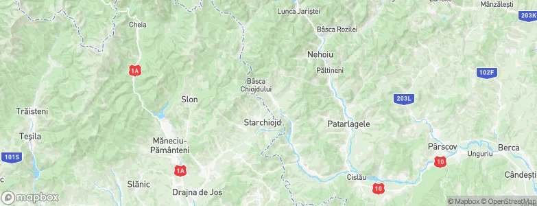 Chiojdu, Romania Map