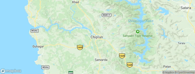 Chiplūn, India Map
