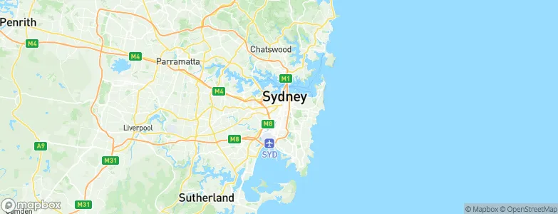 Chippendale, Australia Map