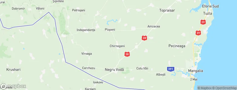 Chirnogeni, Romania Map