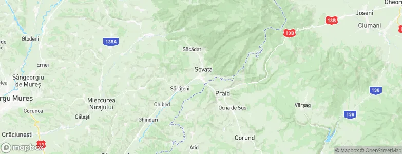 Chiruş, Romania Map