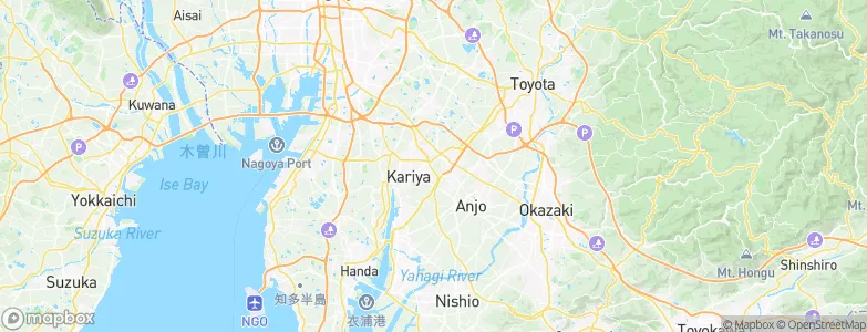 Chiryū, Japan Map