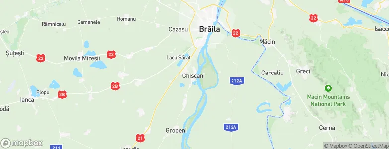 Chiscani, Romania Map