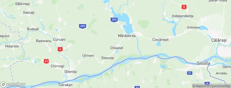Chiselet, Romania Map