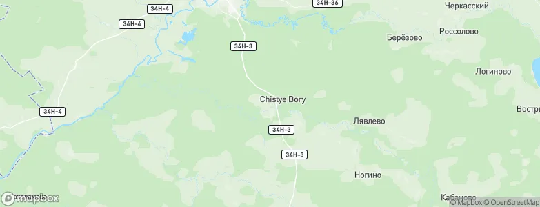Chistyye Bory, Russia Map