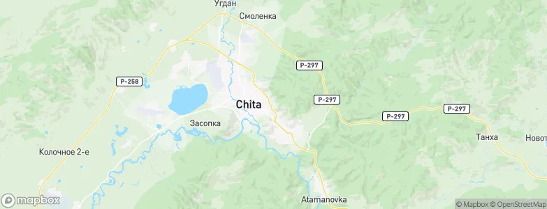Chita, Russia Map