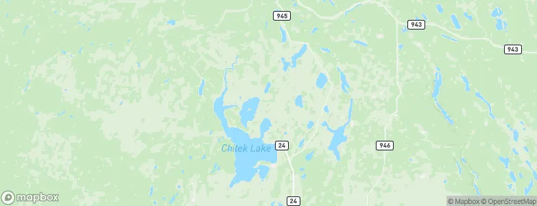 Chitek, Canada Map