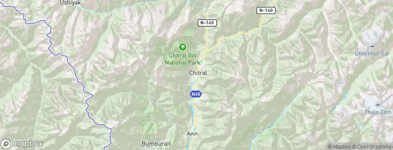 Chitral, Pakistan Map
