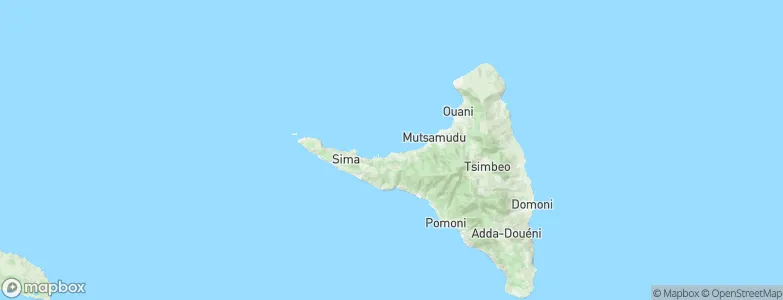 Chitrouni, Comoros Map