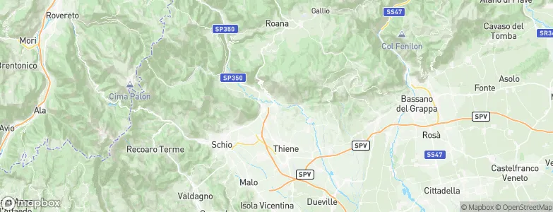 Chiuppano, Italy Map