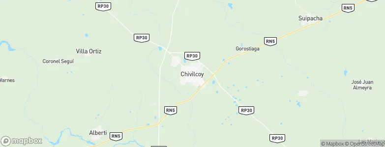 Chivilcoy, Argentina Map