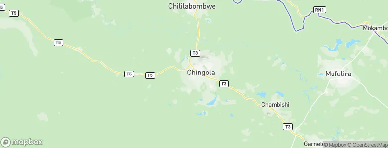 Chiwempala, Zambia Map