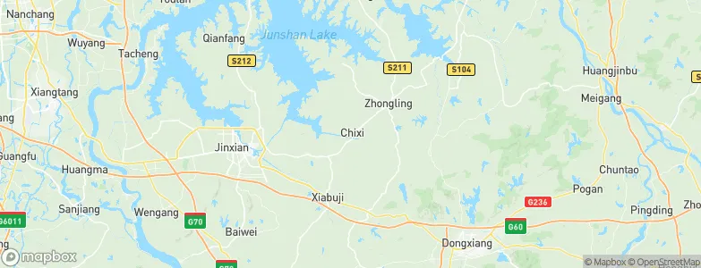 Chixi, China Map