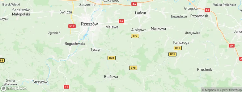 Chmielnik, Poland Map