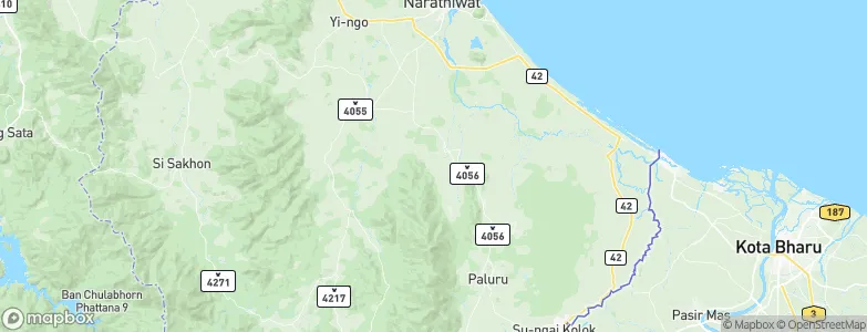 Cho-airong, Thailand Map