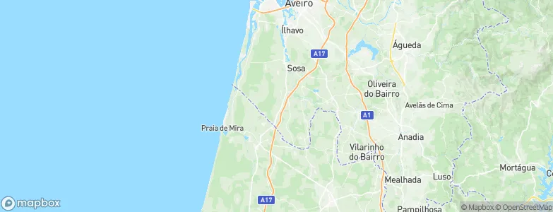 Choca do Mar, Portugal Map