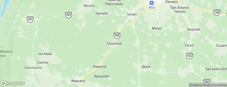 Chochola, Mexico Map
