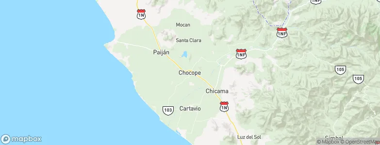 Chocope, Peru Map