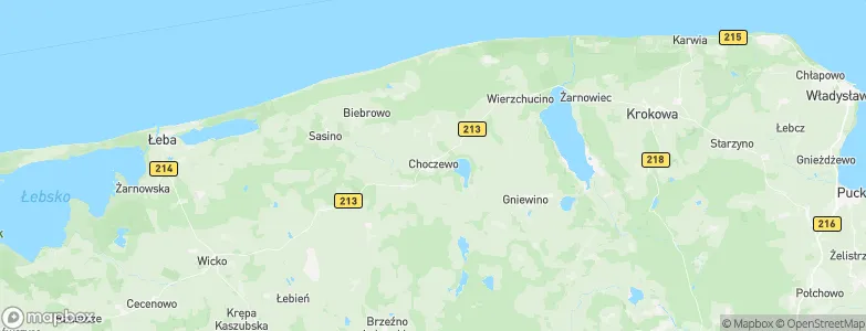 Choczewo, Poland Map