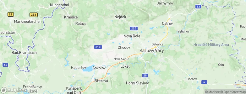 Chodov, Czechia Map