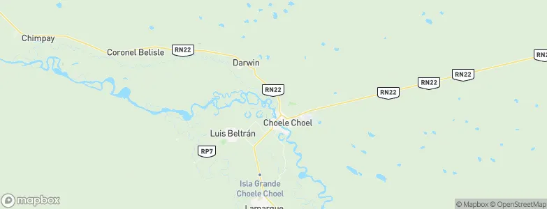 Choele Choel, Argentina Map