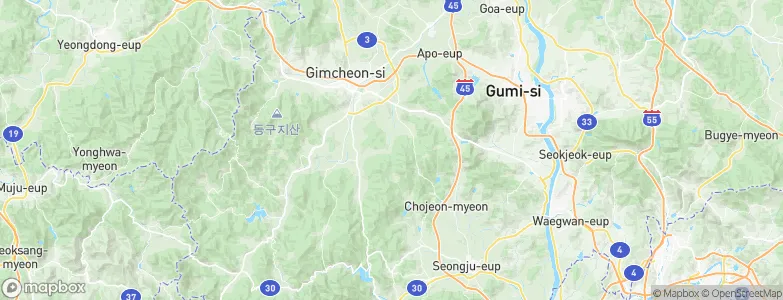 Chogok, South Korea Map