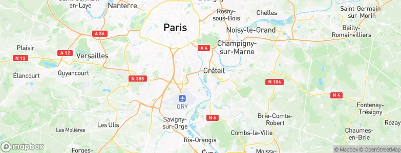 Choisy-le-Roi, France Map