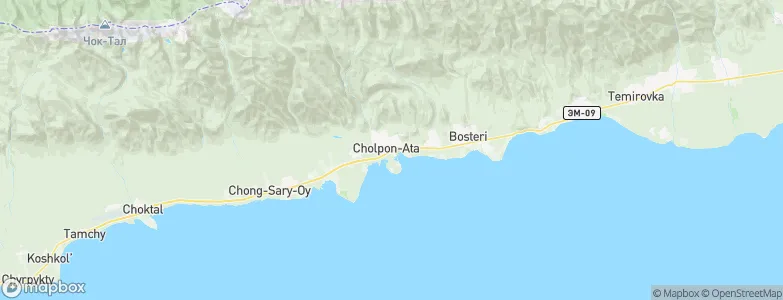 Cholpon-Ata, Kyrgyzstan Map