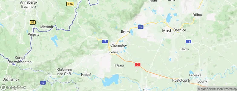 Chomutov, Czechia Map
