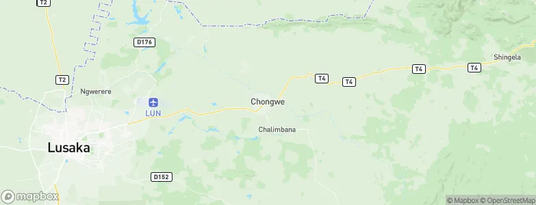Chongwe, Zambia Map