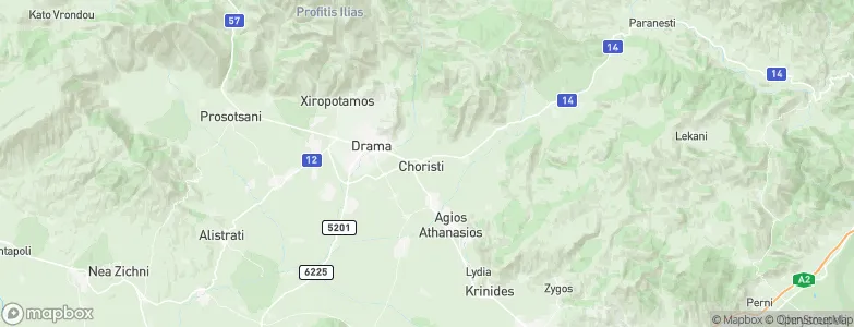 Choristí, Greece Map