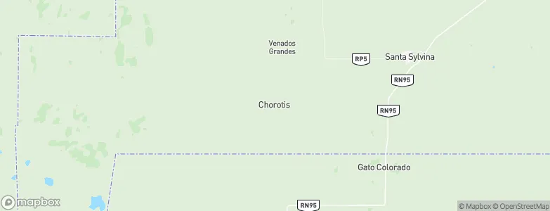 Chorotis, Argentina Map
