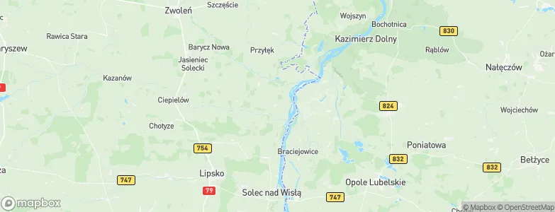 Chotcza, Poland Map