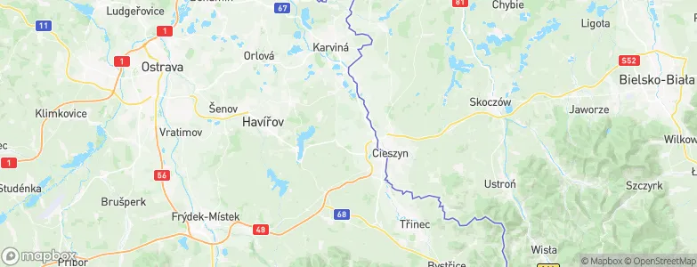 Chotěbuz, Czechia Map